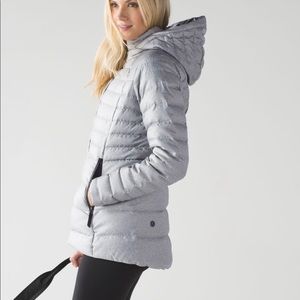 Lululemon down for it jacket silver 6